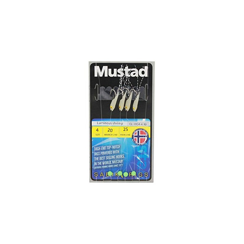 Mustad Feathers: Luminous Shrimp Size 4