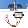 MPPT Solar Controller Protective Control Panel Switch Battery Charging Supplies