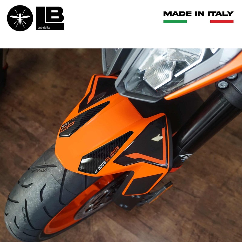 labelbike - Resin Stickers Gel 3D Motorcycle Fender Compatible with