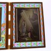 C BC Stained glass double frame plaque with Prayer to