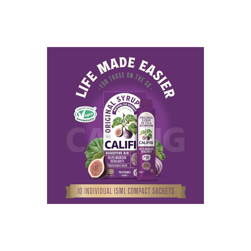 Califig Original Syrup of Figs Sachets Natural Digestive Aid |