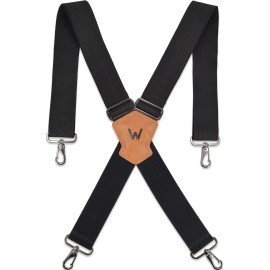 Welkinland 2Inch Men's Heavy Duty Suspenders W/hooks For Jeans