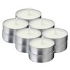 Tribello White Tea Lights - Unscented Tealight Candles - 3.5