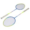 2Pcs Badminton Racket Yellow Light Frame Large Sweet Spot Anti
