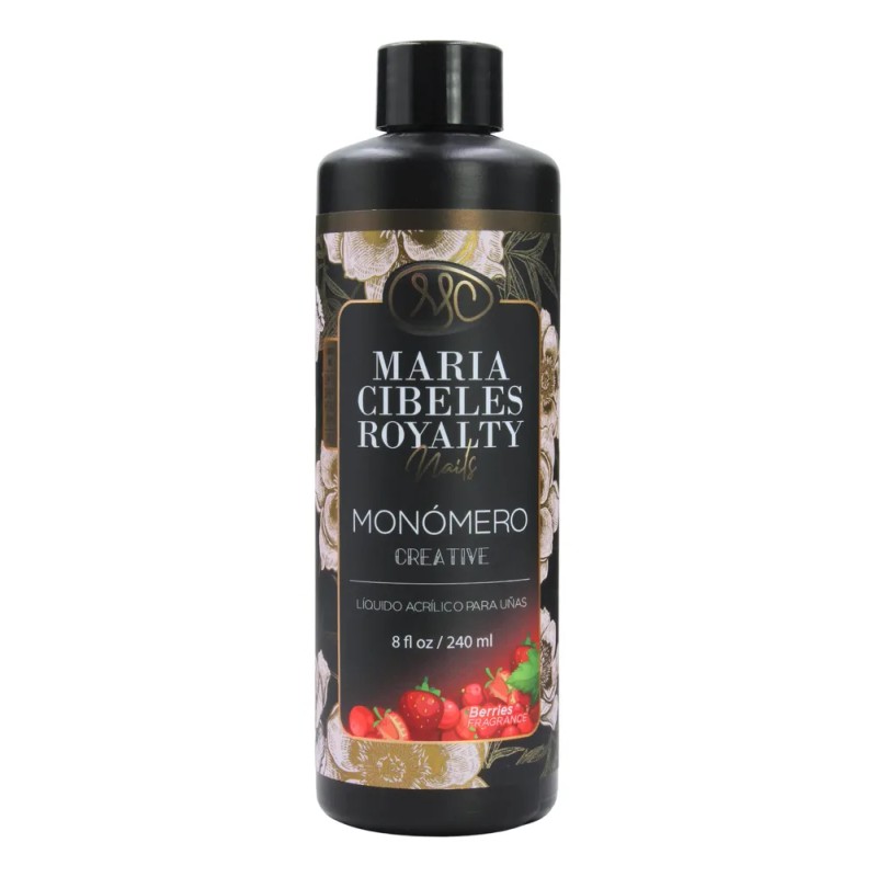 Monómero Liquido Acrílico Mc Royalty 8oz. Aroma Frutos Rojos