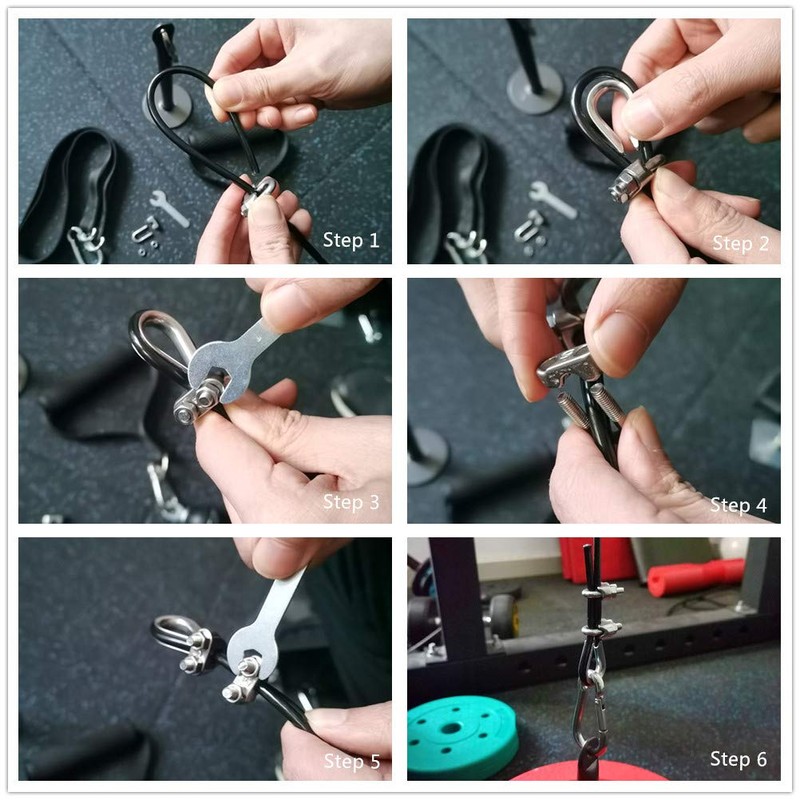 J Bryant Fitness Gym Replacement Customize Cable Fitness Pulley Thick