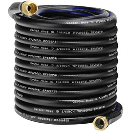 100 FT Garden Hose, Flexible No Kink Heavy Duty Garden Water Hose Flex Copper Bullet Collapsible Washer Rubber Hose 5/8" Soft Lightweight Outdoor Waterhose Manguera Para Jardin