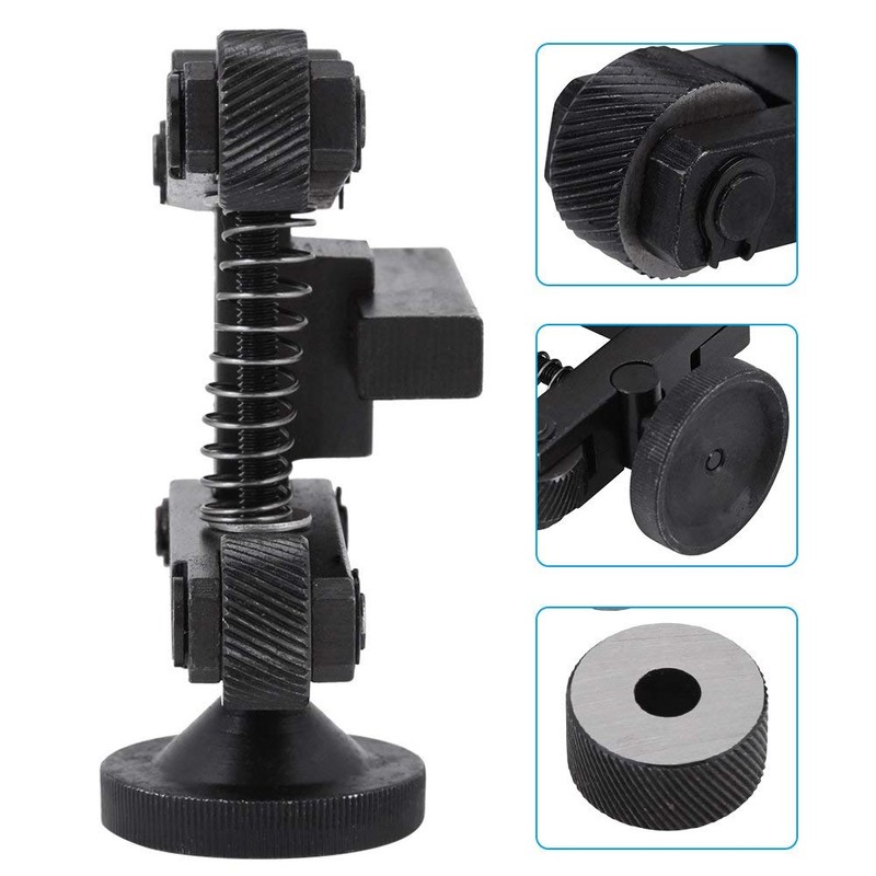Soporte para herramientas de moleteado de gran capacidad, ajustable, herramienta