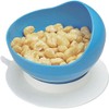 Maddak SP Ableware Scooper Bowl with Suction Cup Base, Blue