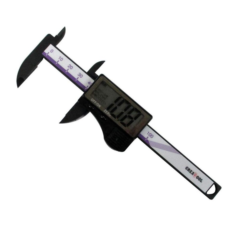 GRATTOOL GTDC-100 Carbon Digital Caliper 3.9 inches (100 mm)