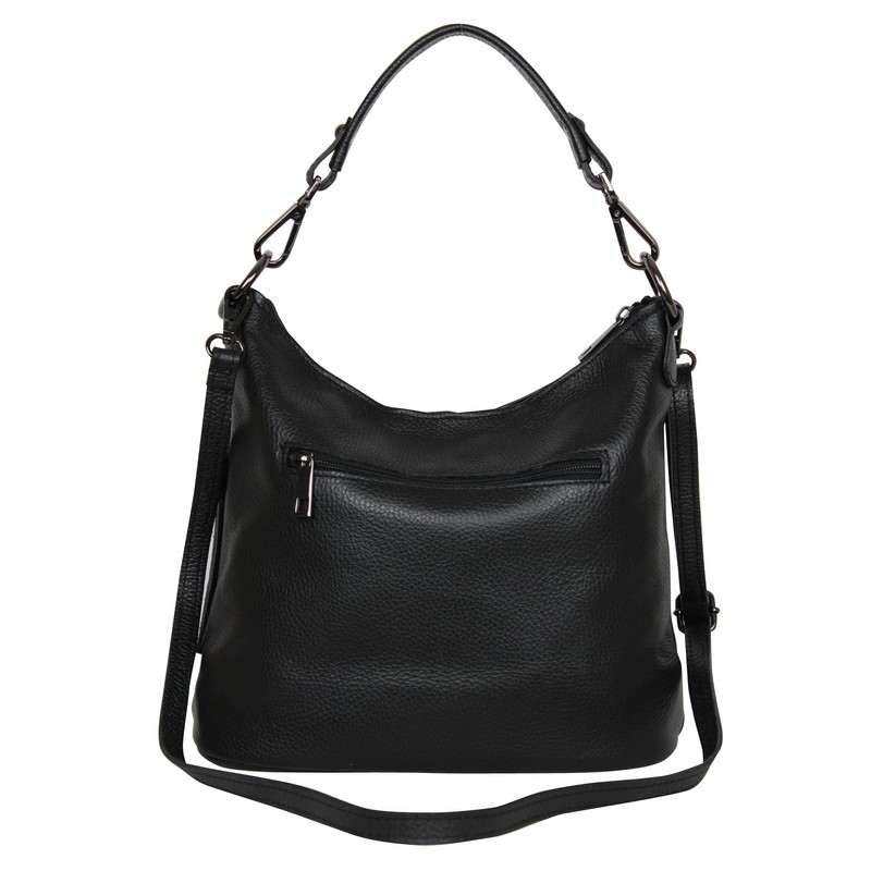 AmbraModa GLX09 Women's Handbag Shoulder Bag Made of Genuine Leather,