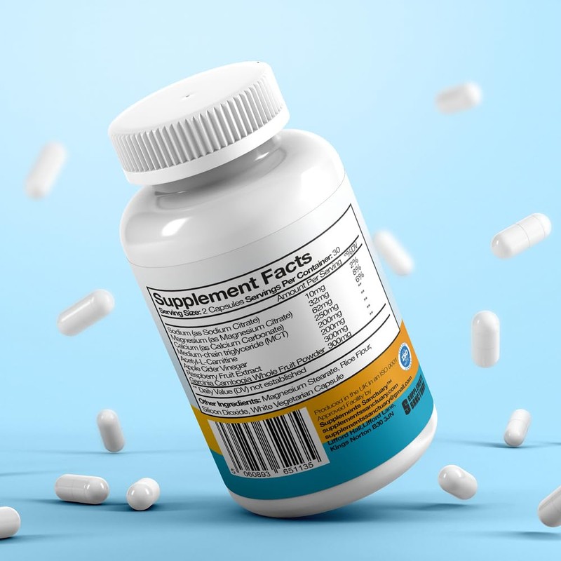 Gold Coast Keto - 60 Capsules,1 Month Supply, Keto-Friendly Food