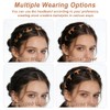 2 Piezas Silicona Peine Cinta para Mujeres, Moda Diadema con