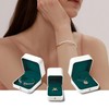 Oirlv Elegant Ring Box Premium Ring Storage Case with Soft