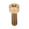 50Pcs Cap Hex Socket Screw Copper Fastener Hardware Tools Industrial