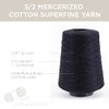 5/2 Perle Mercerized Cotton Weaving Yarn by Silk City Fibers,