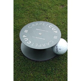 Carpet Cup – Portable practice hole (Gun Metal)