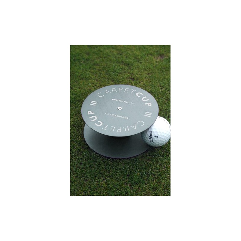 Carpet Cup – Portable practice hole (Gun Metal)