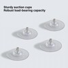 ASOFTY Pack of 10 M8 Suction Cups with Thread, Diameter