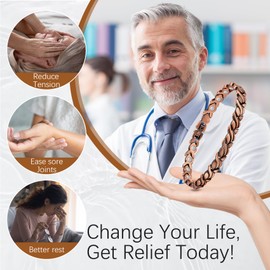 Jeracol Ladies Copper Bracelets – 99.99% Pure Copper Magnetic Bracelet for Women – Adjustable Bracelet Length with Included Sizing Tool