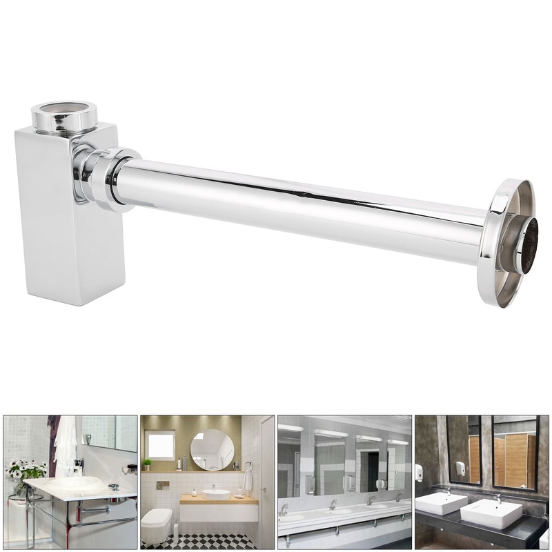 Copper Basin Sink Waste Pipe Trap Drain Kit Bathroom Kitchen
