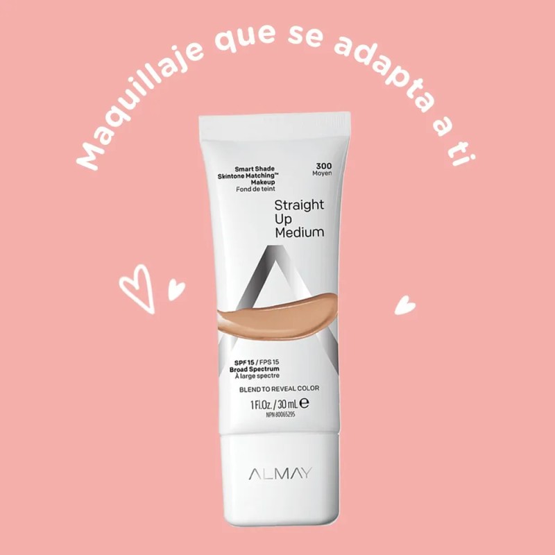 Maquillaje Líquido Almay Skintone Light Medium