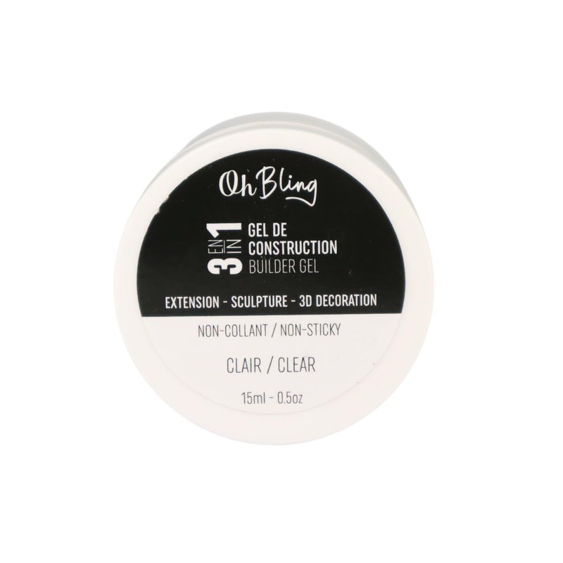 Oh Bling Builder Gel 3 in 1 Clear - 15ml