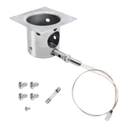 GasSaf Fire Burn Pot and Hot Rod Ignitor Kit Replacement for Traeger, Pit Boss, Camp Chef Pellet Grill with Screws and Fuse