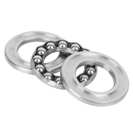 PUSOKEI 5 pieces 51103 aircraft thrust ball bearings, precise quiet industrial axial bearing (17 x 30 x 9 mm)