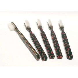 20-PACK New FUN Christmas Candy Cane Vintage Toothbrushes By Alan Stuart of New York