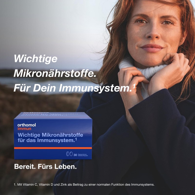 Orthomol Immune Tablets and Capsules, Vitamins & Trace Elements, Complex