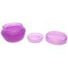 Beauticom 10G/10ML Light Purple (60 Pieces) Frosted Container Jars with