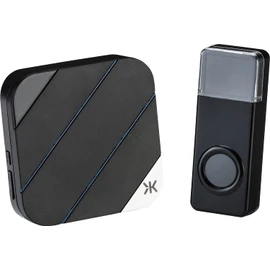 Knightsbridge - Wireless Plug in Door Chime - Black