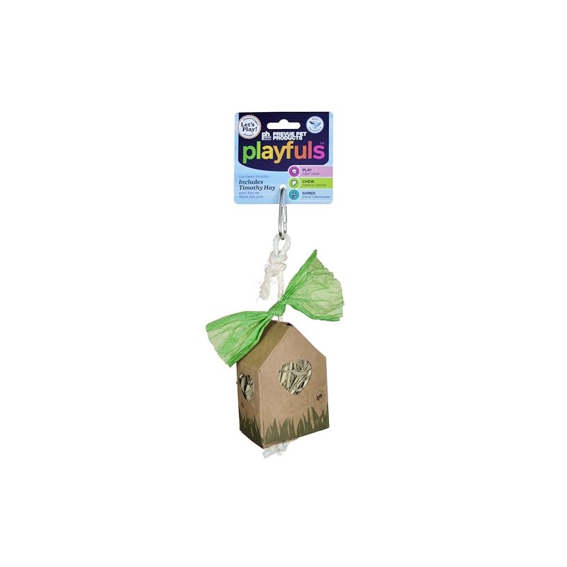 Prevue Pet Products Timothy Hay House Small Animal Chew Toy