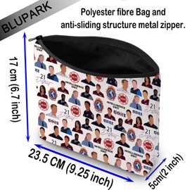 C Fans Gift CPD Movies Makeup Bag MO Lover Cosmetic Bag TV Show Lovers Gift Movies Fans Toiletry Bag Gift for Her (CPD Movies)