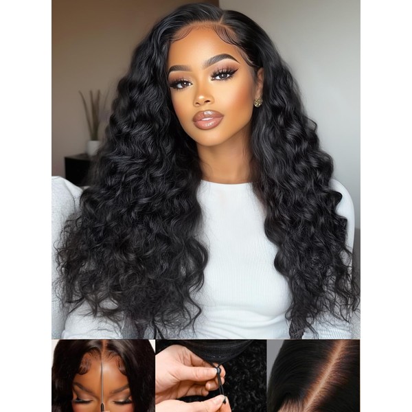 YIROO Bye Bye Knots Water Wave Wig Glueless Pre Cut