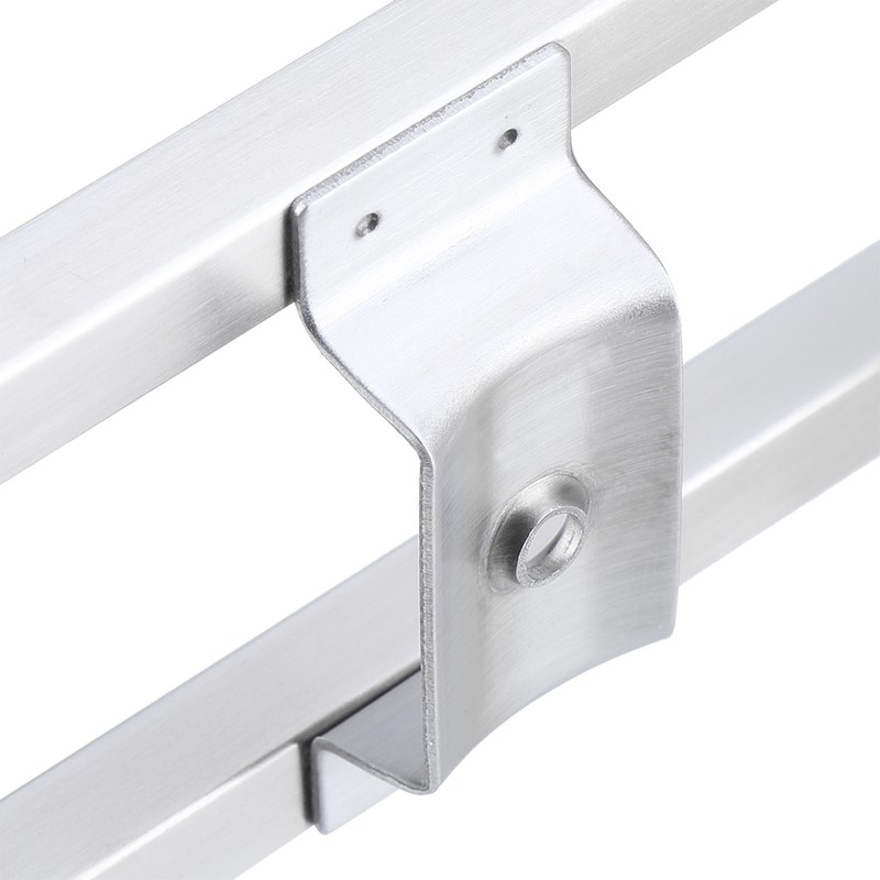 Stainless Steel Magnetic Knife Holder Wall Mounted Double Bar Kitchen