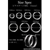 Seiya International Ring Hoop Earrings, Unisex, Korean, Both Ears, 18G,