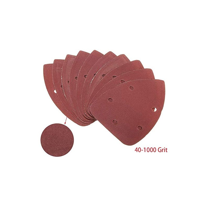 10pcs Mouse Sander Pads Sanding Sheets 600 Grits 5 Holes