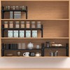 Expandable Cabinet Shelf Organizer Adjustable Metal Spice Rack Stackable Freestanding