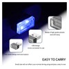 Dickno 4 PCS USB LED Car Interior Atmosphere Lamp, Portable