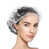 50-Pack Disposable Shower Caps ，Individually Packaged Disposable Shower Caps，Large, Thick,