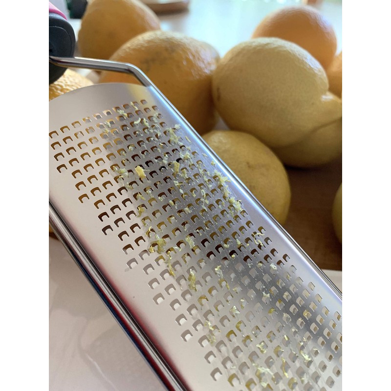 FVLFIL SimSim Fine Super Sharp Professional Grater Dishwasher Safe Multifunctional