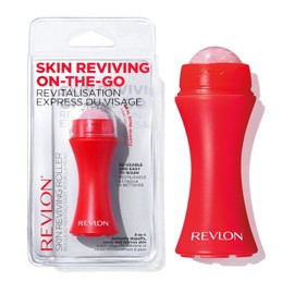 Revlon Rodillo revitalizador de la piel con cuarzo rosa para revitalizar y aclarar todo el día, compacto y reutilizable, suave para la piel