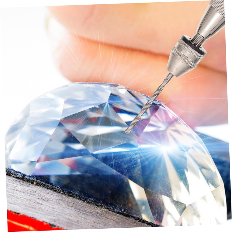 SHINEOFI 1Set Precision Hand Drill Bit Alloy Manual Punch Drill