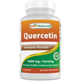 Best Naturals Quercetin 1000 mg/Serving 120 Veggie Capsules (120 Count (Pack of 1))