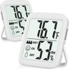 Antonki 2 Pack Room Thermometer for Home, Indoor Hygrometer Humidity