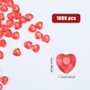 LYFJXX Red Hearts, 1000pcs Small Red Acrylic Hearts, Tiny Plastic
