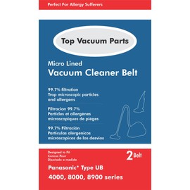 DVC Style UB Vacuum Cleaner Microlined Belt 2PK # compare to part PR-1016
