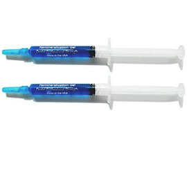White Teeth Global Remineralization Gel Remineralizing and Reduces Teeth Sensitivity After Teeth Whitening Treatment - 2 Syringes of Gel